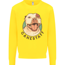 Dog Gamestaff Kids Sweatshirt Jumper Yellow