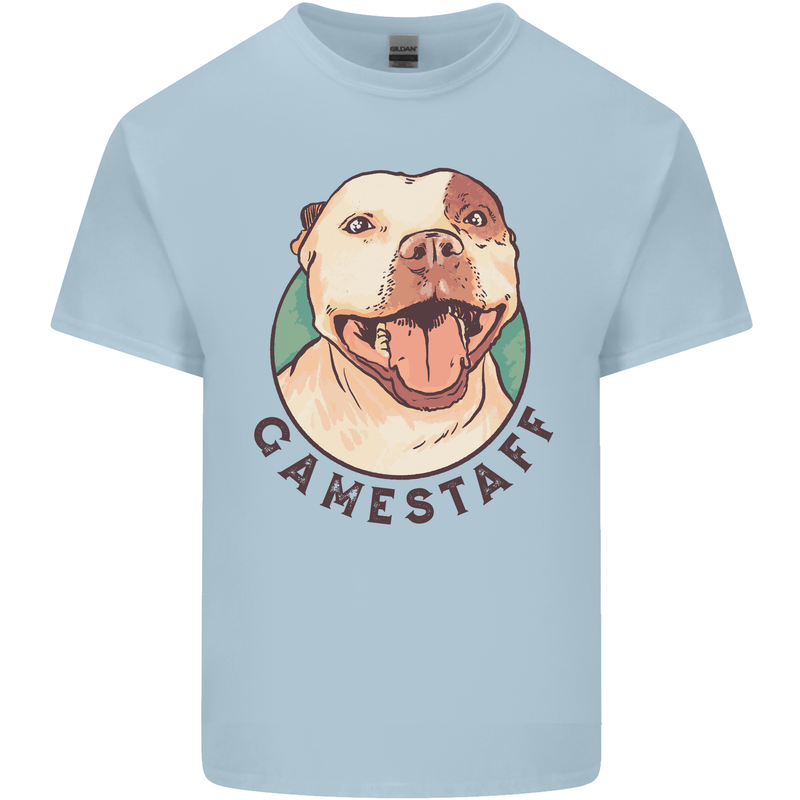 Dog Gamestaff Kids T-Shirt Childrens Light Blue
