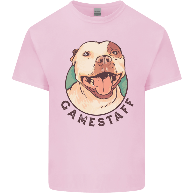 Dog Gamestaff Kids T-Shirt Childrens Light Pink