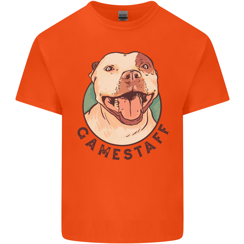Dog Gamestaff Kids T-Shirt Childrens Orange
