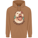 Dog Gamestaff Mens 80% Cotton Hoodie Caramel Latte