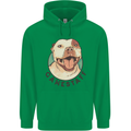 Dog Gamestaff Mens 80% Cotton Hoodie Irish Green