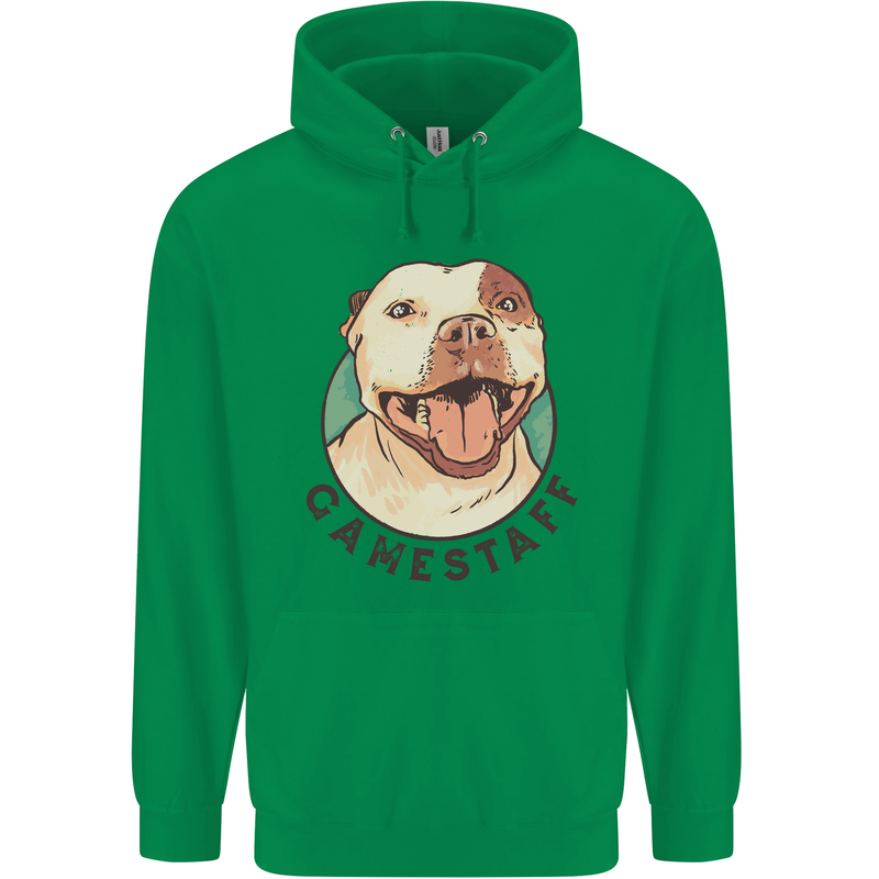 Dog Gamestaff Mens 80% Cotton Hoodie Irish Green