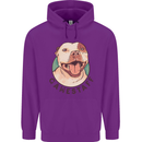 Dog Gamestaff Mens 80% Cotton Hoodie Purple