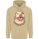 Dog Gamestaff Mens 80% Cotton Hoodie Sand