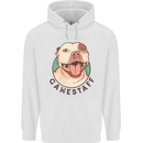 Dog Gamestaff Mens 80% Cotton Hoodie White