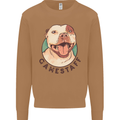 Dog Gamestaff Mens Sweatshirt Jumper Caramel Latte