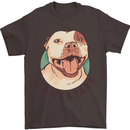 Dog Gamestaff Mens T-Shirt Cotton Gildan Dark Chocolate