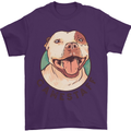 Dog Gamestaff Mens T-Shirt Cotton Gildan Purple