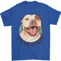 Dog Gamestaff Mens T-Shirt Cotton Gildan Royal Blue