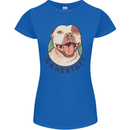 Dog Gamestaff Womens Petite Cut T-Shirt Royal Blue