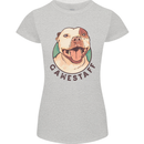 Dog Gamestaff Womens Petite Cut T-Shirt Sports Grey