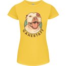 Dog Gamestaff Womens Petite Cut T-Shirt Yellow