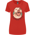 Dog Gamestaff Womens Wider Cut T-Shirt Red