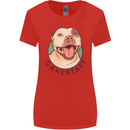 Dog Gamestaff Womens Wider Cut T-Shirt Red