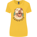 Dog Gamestaff Womens Wider Cut T-Shirt Yellow