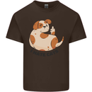 Dog I Hate Cats Funny Kids T-Shirt Childrens Chocolate