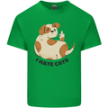 Dog I Hate Cats Funny Kids T-Shirt Childrens Irish Green