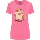 Dog I Hate Cats Funny Womens Wider Cut T-Shirt Azalea