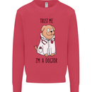 Dog Trust Me I'm a Dogctor Doctor Vet Funny Kids Sweatshirt Jumper Heliconia