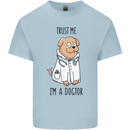 Dog Trust Me I'm a Dogctor Doctor Vet Funny Kids T-Shirt Childrens Light Blue