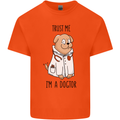 Dog Trust Me I'm a Dogctor Doctor Vet Funny Kids T-Shirt Childrens Orange