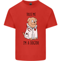 Dog Trust Me I'm a Dogctor Doctor Vet Funny Kids T-Shirt Childrens Red
