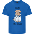 Dog Trust Me I'm a Dogctor Doctor Vet Funny Kids T-Shirt Childrens Royal Blue