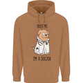 Dog Trust Me I'm a Dogctor Doctor Vet Funny Mens 80% Cotton Hoodie Caramel Latte