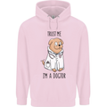 Dog Trust Me I'm a Dogctor Doctor Vet Funny Mens 80% Cotton Hoodie Light Pink