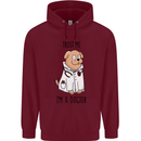 Dog Trust Me I'm a Dogctor Doctor Vet Funny Mens 80% Cotton Hoodie Maroon