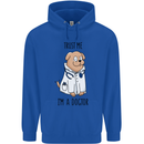 Dog Trust Me I'm a Dogctor Doctor Vet Funny Mens 80% Cotton Hoodie Royal Blue