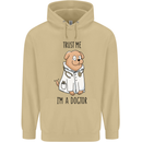 Dog Trust Me I'm a Dogctor Doctor Vet Funny Mens 80% Cotton Hoodie Sand