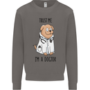Dog Trust Me I'm a Dogctor Doctor Vet Funny Mens Sweatshirt Jumper Charcoal