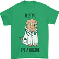 Dog Trust Me I'm a Dogctor Doctor Vet Funny Mens T-Shirt Cotton Gildan Irish Green