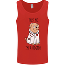 Dog Trust Me I'm a Dogctor Doctor Vet Funny Mens Vest Tank Top Red