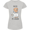 Dog Trust Me I'm a Dogctor Doctor Vet Funny Womens Petite Cut T-Shirt Sports Grey