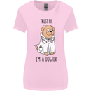 Dog Trust Me I'm a Dogctor Doctor Vet Funny Womens Wider Cut T-Shirt Light Pink