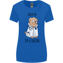 Dog Trust Me I'm a Dogctor Doctor Vet Funny Womens Wider Cut T-Shirt Royal Blue