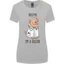 Dog Trust Me I'm a Dogctor Doctor Vet Funny Womens Wider Cut T-Shirt Sports Grey