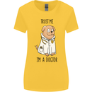 Dog Trust Me I'm a Dogctor Doctor Vet Funny Womens Wider Cut T-Shirt Yellow