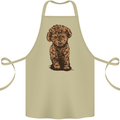 Dogs Cute Labradoodle Puppy Cotton Apron 100% Organic Khaki