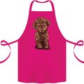 Dogs Cute Labradoodle Puppy Cotton Apron 100% Organic Pink