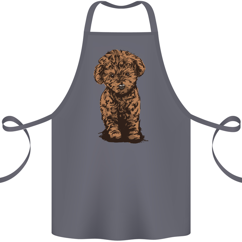 Dogs Cute Labradoodle Puppy Cotton Apron 100% Organic Steel