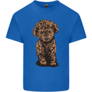 Dogs Cute Labradoodle Puppy Kids T-Shirt Childrens Royal Blue