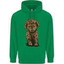 Dogs Cute Labradoodle Puppy Mens 80% Cotton Hoodie Irish Green
