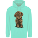 Dogs Cute Labradoodle Puppy Mens 80% Cotton Hoodie Peppermint
