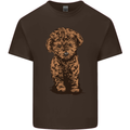 Dogs Cute Labradoodle Puppy Mens Cotton T-Shirt Tee Top Dark Chocolate