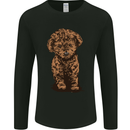 Dogs Cute Labradoodle Puppy Mens Long Sleeve T-Shirt Black