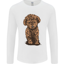 Dogs Cute Labradoodle Puppy Mens Long Sleeve T-Shirt White